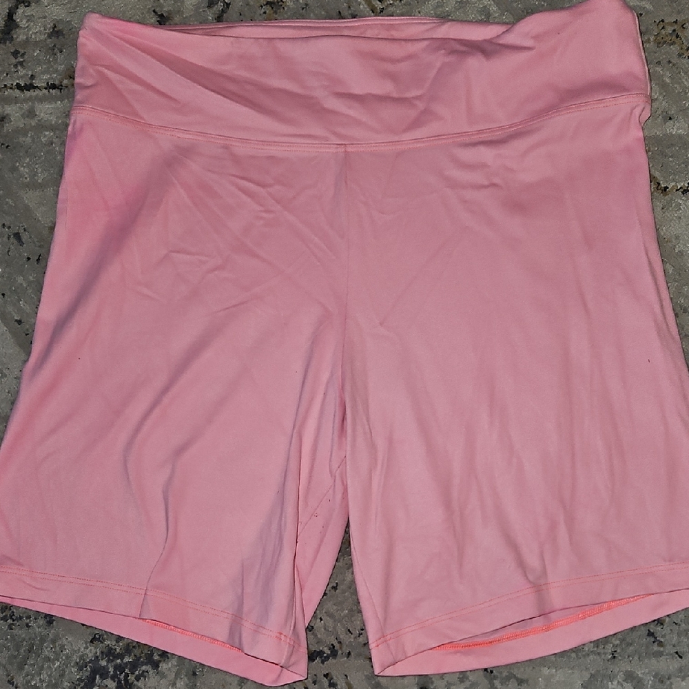 Coral Pink Women's Biker Shorts